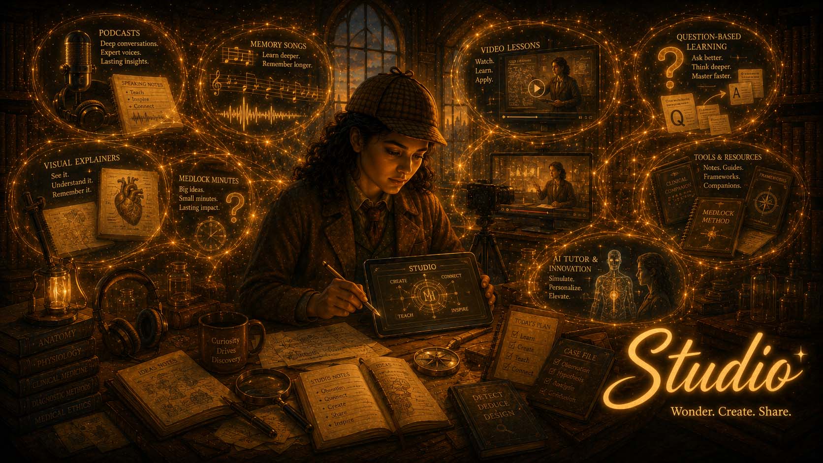 Creative Studi for Medical Students and Doctors to keep the spark of curiosity alive