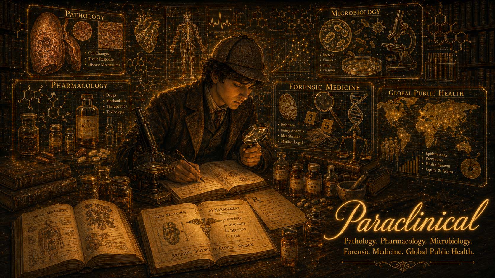 Paraclinical Sciences - Pharmacology, Patholgy, Microbiology, Global Public Health, Forensic Medicine