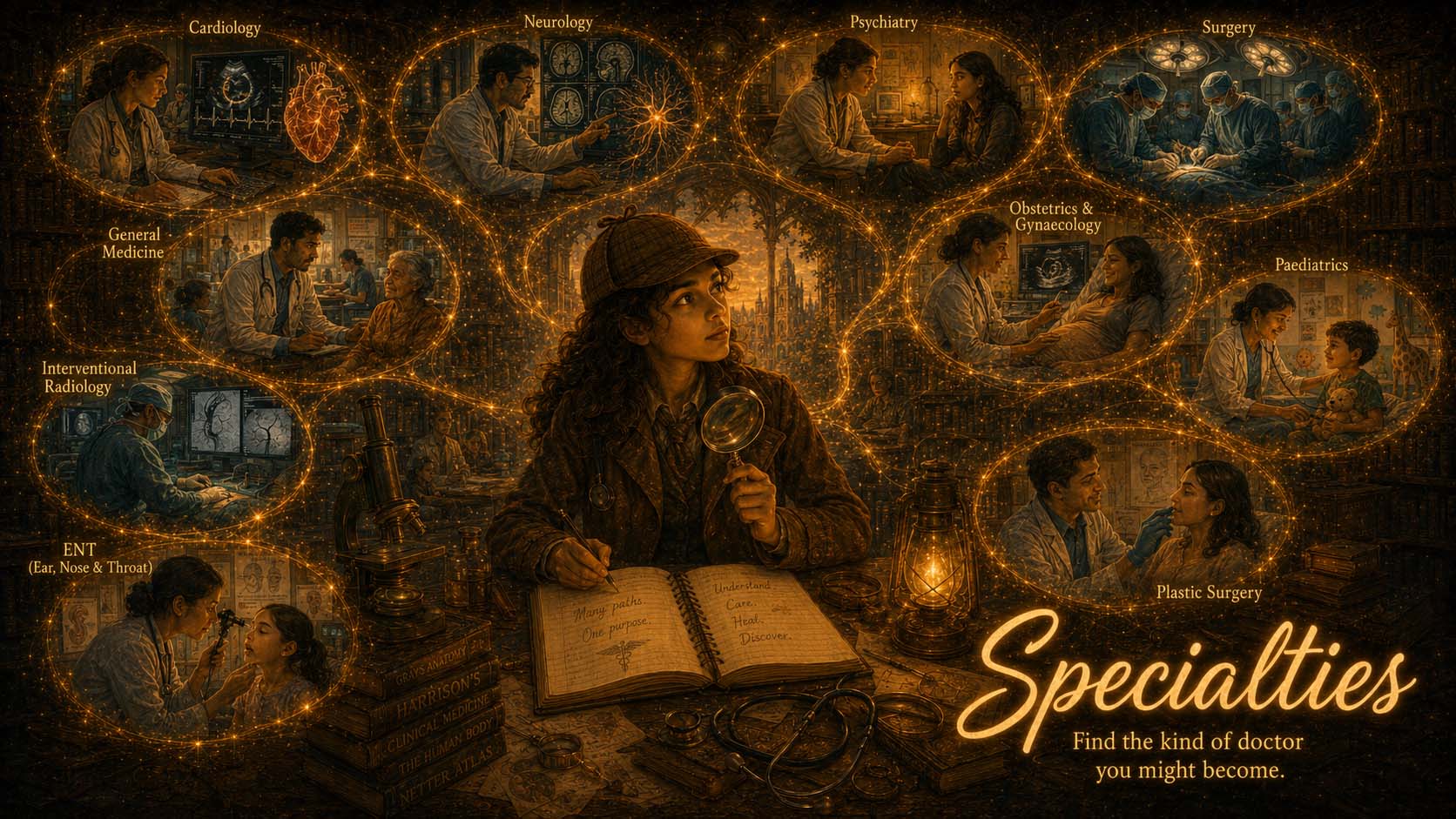 Specialities to explore